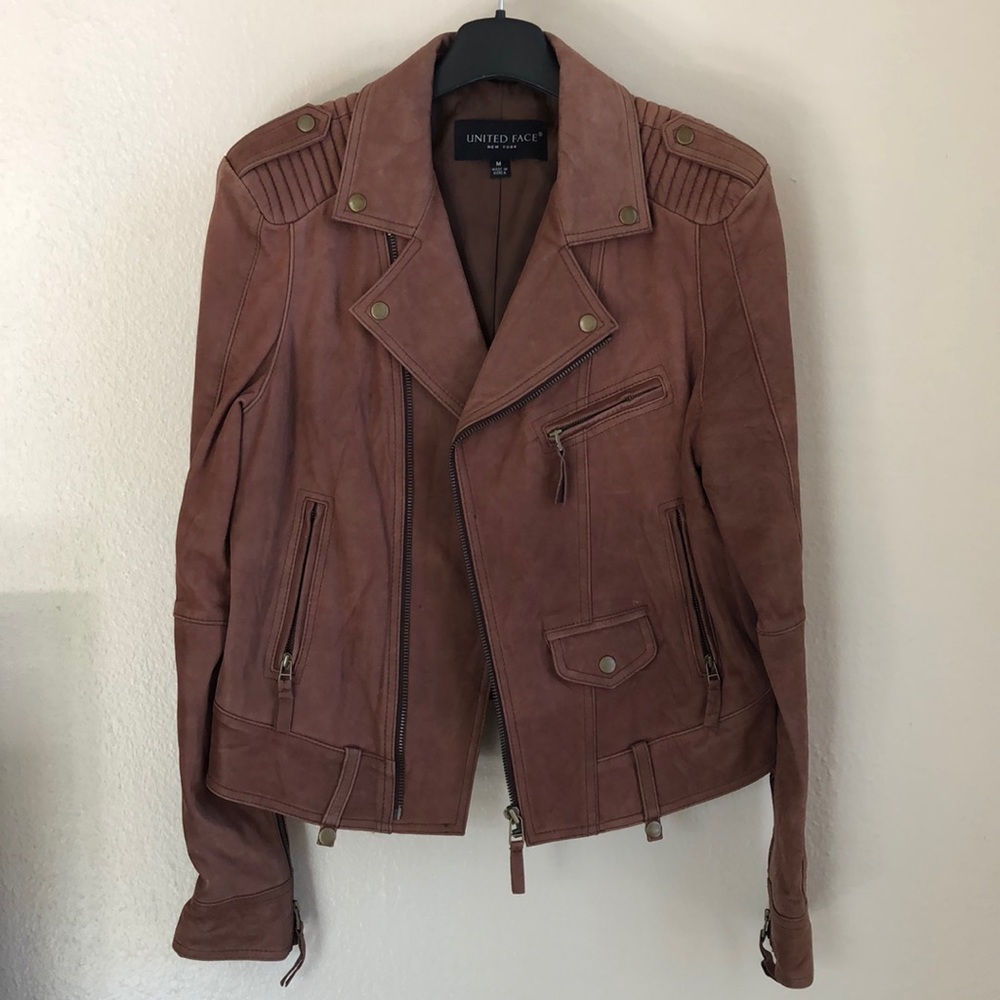 Genuine Leather Motorcycle Jacket